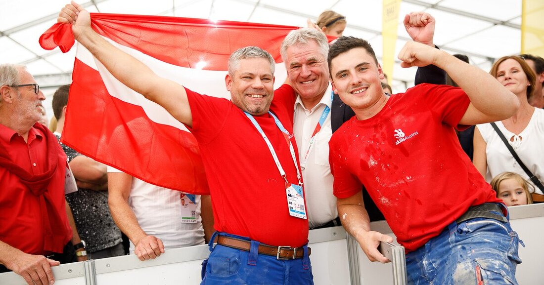 Bei den EuroSkills in Graz präsentierte sich der heimische Baunachwuchs in Bestform und verwies die internationale Konkurrenz auf die Plätze.