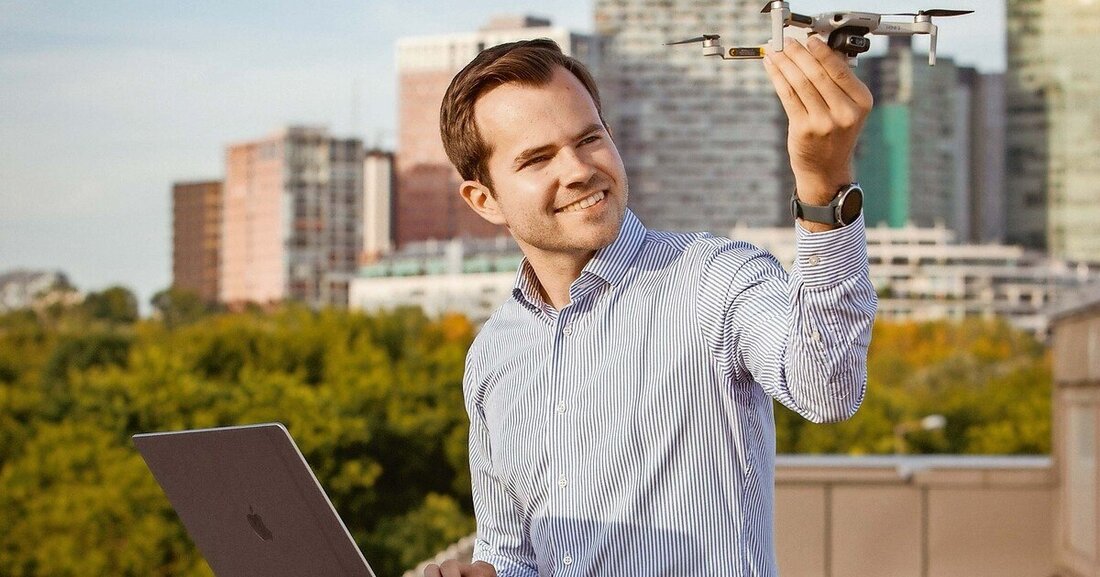 Drohnen kommen am Bau immer öfter zum Einsatz. Darauf setzt das Wiener Start-up Skyzr mit einem innovativen Geschäftsmodell.