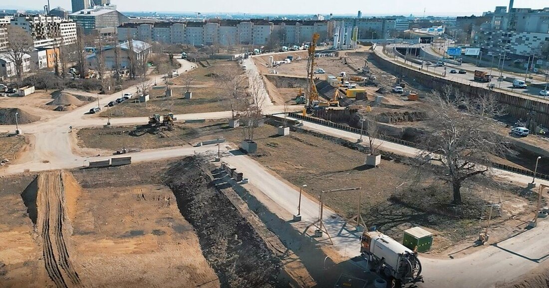 In Wien entsteht bis 2027 das Village im Dritten, ein Quartier mit lokalem und baufeldübergreifendem Energiesystem.