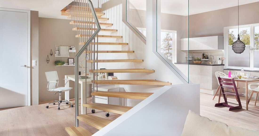 Treppen können das innenarchitektonische Highlight eines Raumes sein.