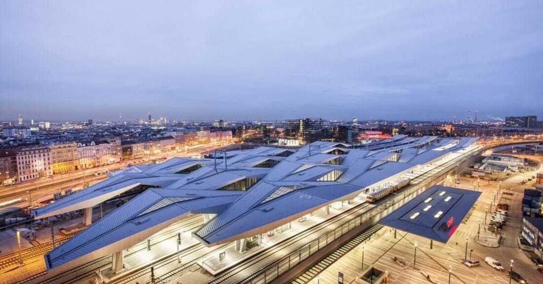 Die Unger Steel Group überzeugte erneut mit der Stahlkonstruktion des Rautendachs des Hauptbahnhofs und erhielt dafür den Europäischen Stahlbaupreis der European Convention for Constructural Steelwork.