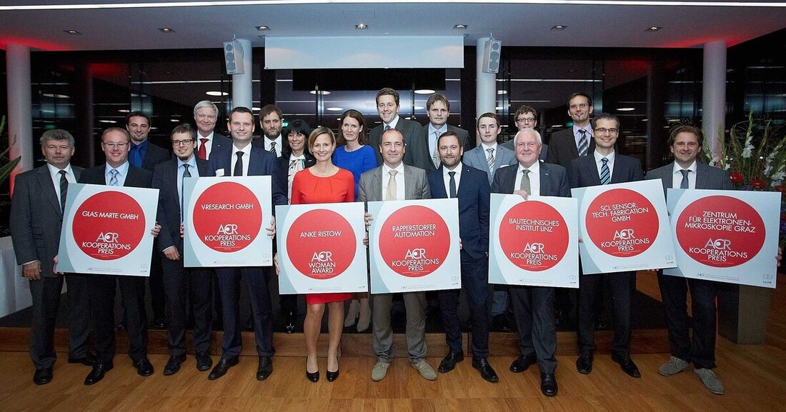 Von der Messsonde in Nanogröße bis zum Stahlbeton, vom Traditionsunternehmen bis zum Start-Up: der ACR Kooperationspreis 2015.