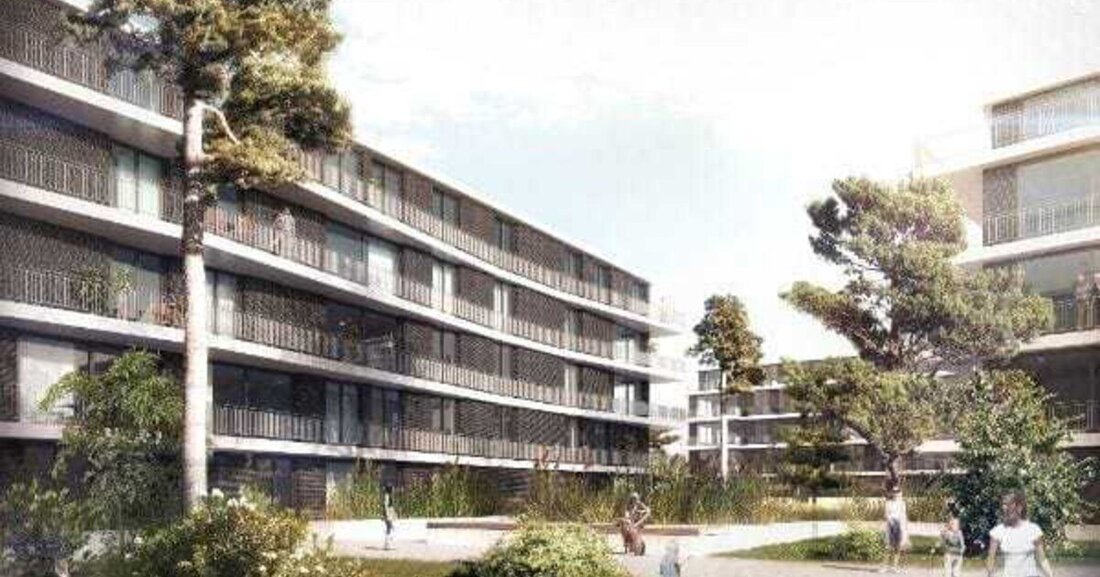 Im Rahmen eines geladenen Wettbewerbs in Luxemburg konnte sich das Wiener Büro AllesWirdGut gegen die durchaus prominente, internationale Konkurrenz durchsetzen. Die Jury überzeugte das österreichische Büro mit seinem Projekt mit 2 großen und 2 kleinen Baukörpern und insgesamt 110 Wohnungen.