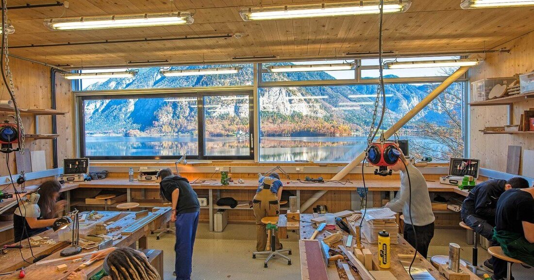 Die Sanierung und Erweiterung der HTBLA Hallstatt ist abgeschlossen - nun wurde sie feierlich eröffnet.