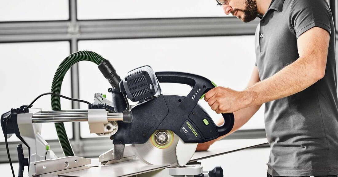 Die neue Kapp-Zugsäge Kapex KS 60 von Festool ist nicht nur auf mobilen Einsätzen ein vielseitig einsetzbares Werkzeug.