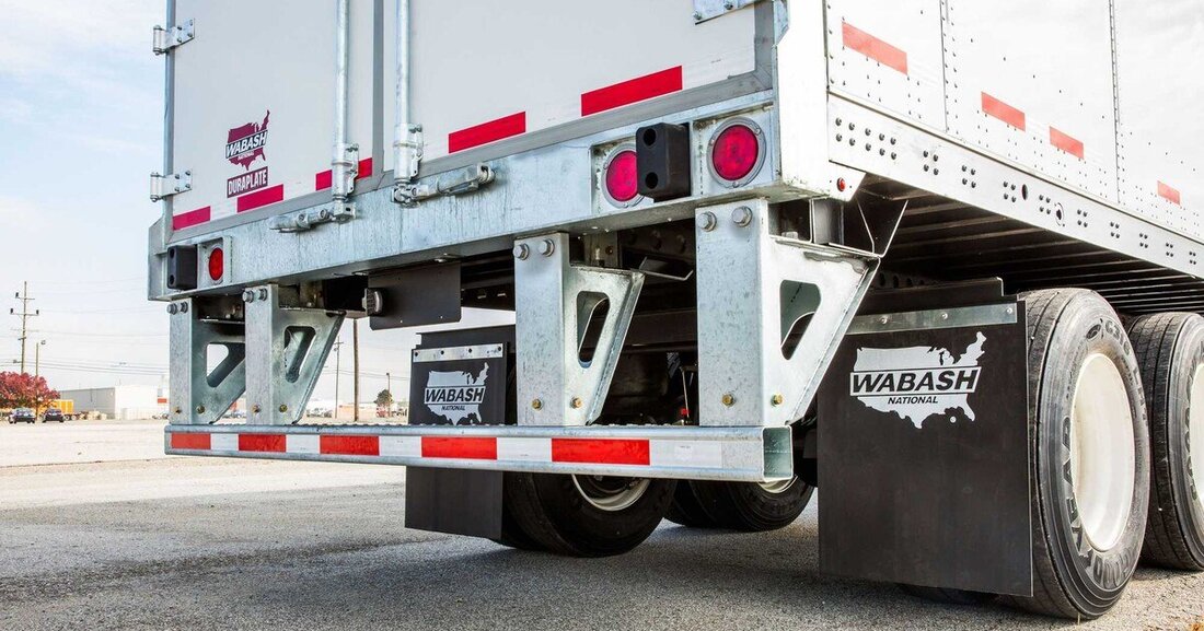 Mit einem innovativen Lkw-Heckaufprallschutz ist das US-Unternehmen Wabash beim "Schwedischen Stahlpreis 2017" ins Finale gekommen.
