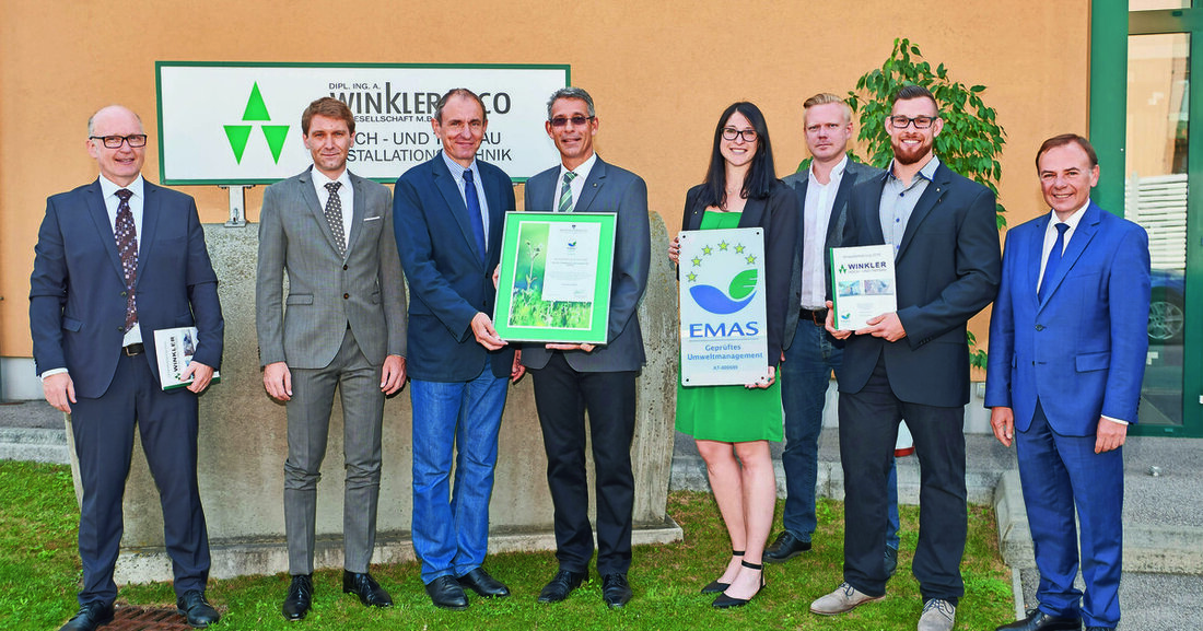 Wiener Bauinnung erfreut über erstmalige Emas-Auszeichnung für eine österreichische Baufirma.