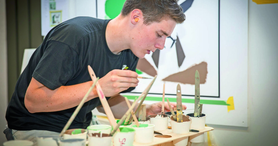 Stefan Planitzer ist der Sieger beim Bundeslehrlingswettbewerb der Maler.