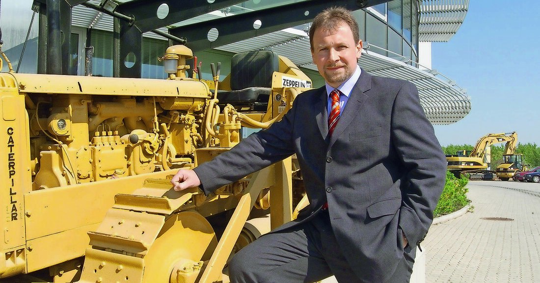 Gebrauchtwaren und Miete sind künftige Wachstumsmärkte, sagt Friedrich Mozelt, Chef von Zeppelin Österreich. Kooperationspartner Caterpillar werde bald mit Elektromotoren überraschen.