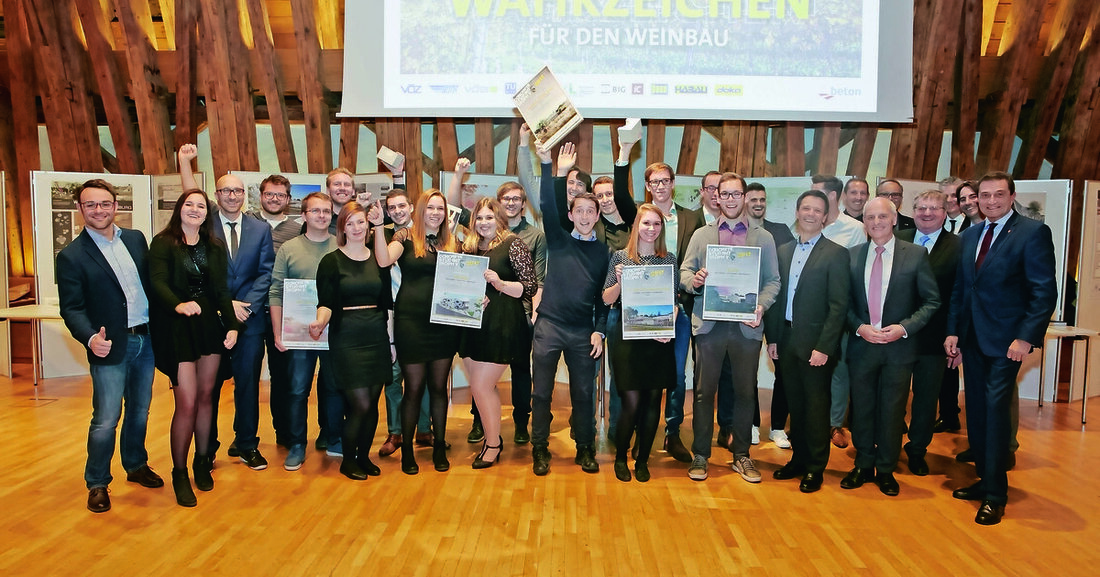Interdisziplinäres Arbeiten und Beton sind die Grundwerte der Concrete Student Trophy, heuer angereichert durch das Lehr- und Forschungszentrum für den Wein- und Obstbau Klosterneuburg.