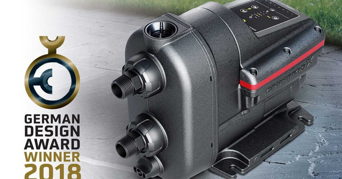 Das neue Hauswasserwerk Scala2 von Grundfos ist kürzlich mit dem renommierten German Design Award 2018 ausgezeichnet worden. Die vielseitig einsetzbare Lösung erhielt die Auszeichnung als Gewinner in der Kategorie 'Excellent Product Design Energy'.