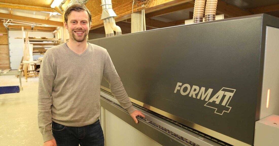 Die Tischlerei Dettelbacher fertigt als drei-Personen-Unternehmen dank einer Hightechausstattung fast wie ein Industriebetrieb.