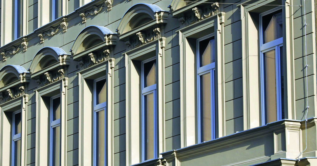 Speziell historische Fassaden und ihr Dekor leiden unter der Umweltbelastung. Deutlich zu sehen war dies an einem Gründerzeithaus in der Wiener Graf-Starhemberg­-Gasse.