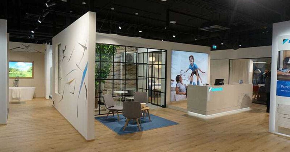 Die Produktpalette des Klimageräte-Herstellers Daikin wird im Shopping Center in NÖ inszeniert und erlebbar gemacht.