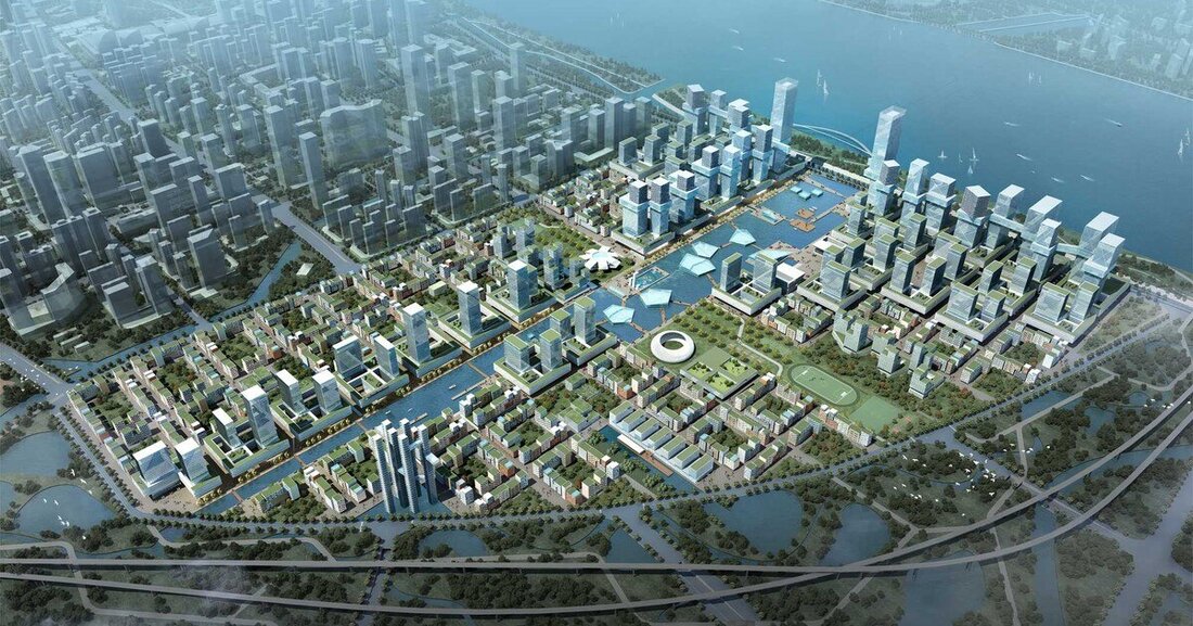 Österreichische Planer um Jadric Architektur entwerfen eine urbane Landschaft für Hangzhou, China. Ausgangspunkt sind die Asian Games 2022 und ihr olympisches Dorf, am Ende geht es um fünf Millionen Quadratmeter Nutzfläche.