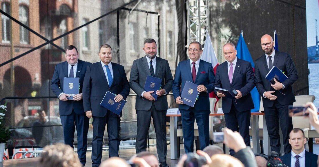 Ein Porr Konsortium baut den Swinetunnel in Polen. 