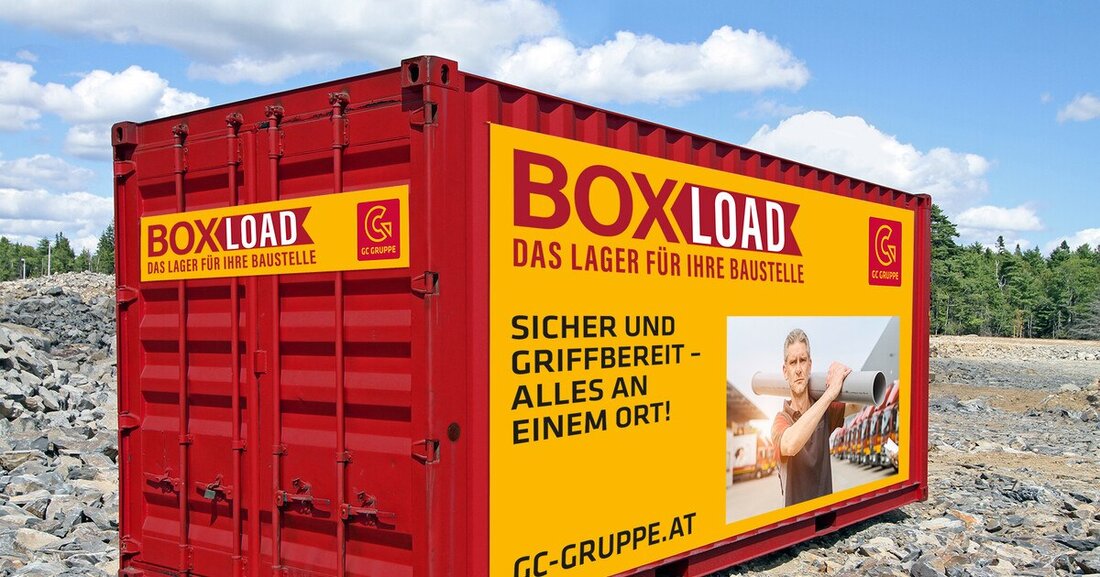 Mit "BoxLoad" bietet die GC Gruppe Österreich ab sofort schnelleres und flexibleres Arbeiten auf der Baustelle.