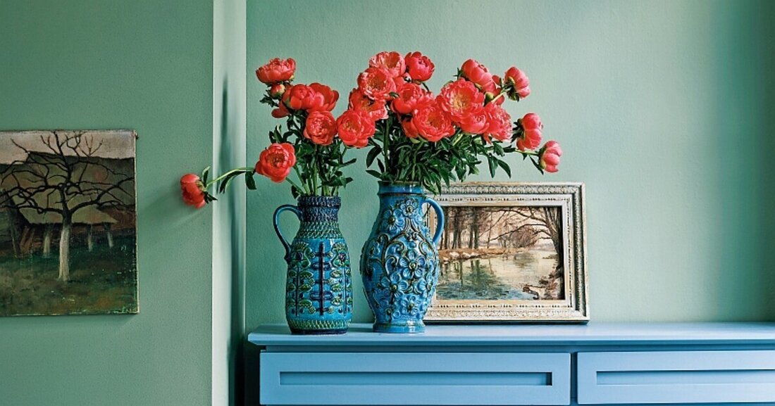 Für ein Eigenheim, in jedem Raum prall gefüllt mit unterschiedlichsten Couleurs, braucht es prall gefüllte Farbtöpfe.