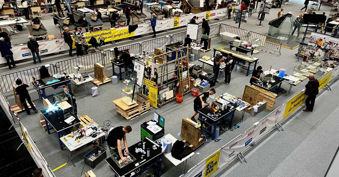 Die Elite der Dachdecker-, Glaser- und Spenglerlehrlinge kämpfte um den Sieg beim Bundeslehrlingswettbewerb 2024.