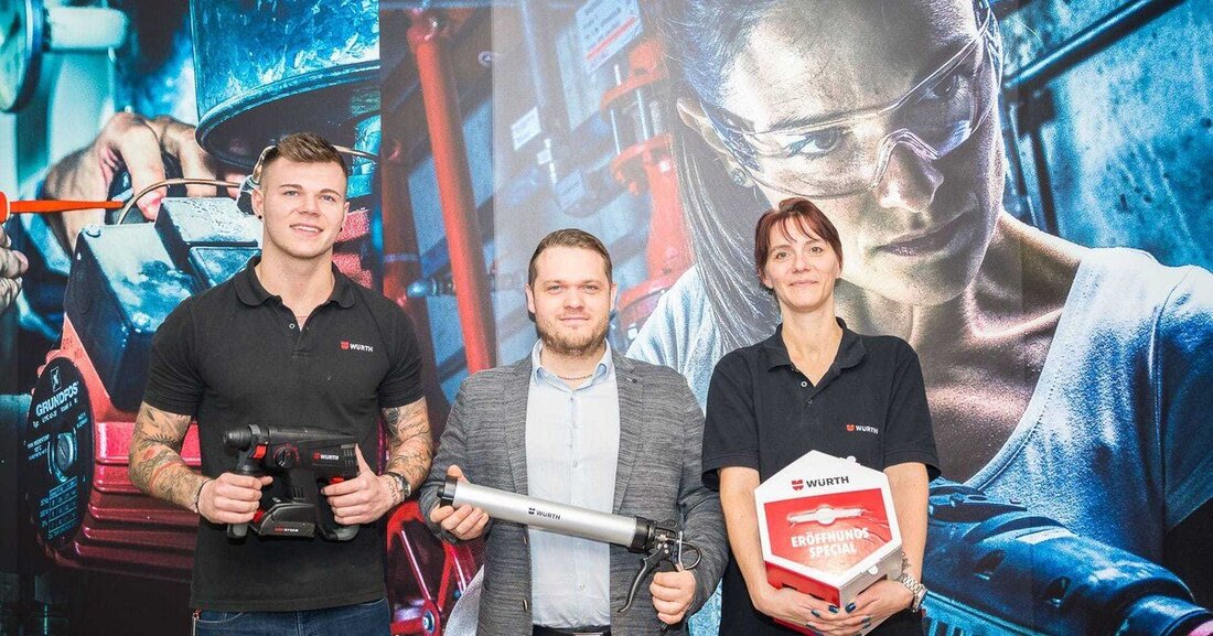 Ganz in der Nähe vom Naschmarkt findet sich das 52. Kundencenter von Würth.