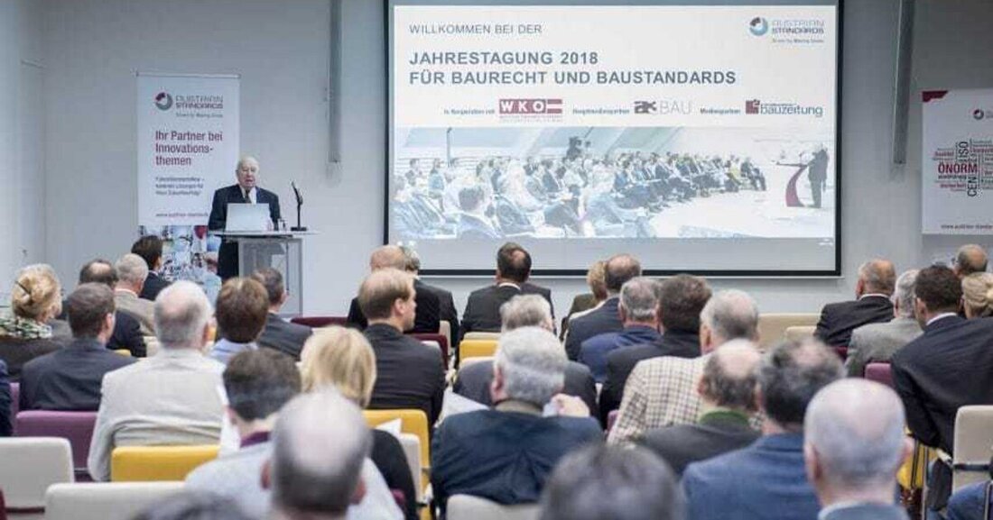 Austrian Standards und die Bundesinnung Bau luden zur ersten Jahrestagung für Baurecht und Baustandards.