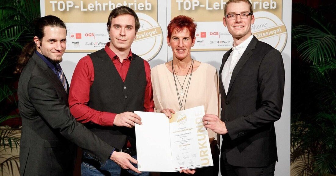 Rembrandtin wurde von der Wirtschaftskammer Wien mit dem Qualitätssiegel „Top-Lehrbetrieb 2019 – 2022“ ausgezeichnet.