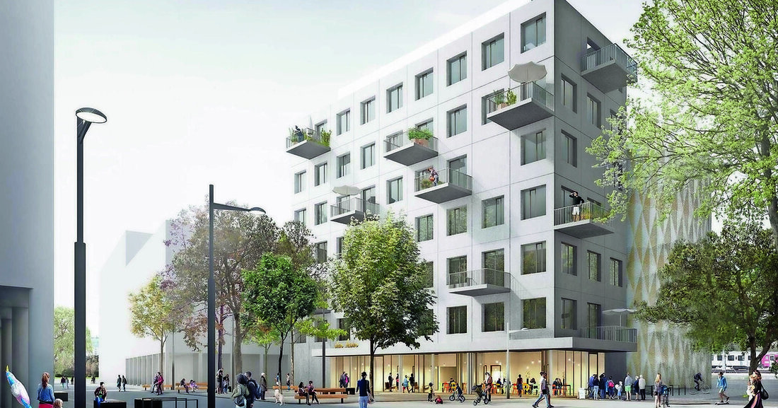 Die Aufgabe war eine besondere, denn die Architekten wurden zu ihren eigenen Auftraggebern. Ein spannender Perspektivwechsel. Das Ergebnis ist ein Haus für Kreative, ein Denk- und Vernetzungsort, in das Franz&Sue mit Projektpartnern einziehen, wie PLOV, SOLID, a-null Bausoftware, Hoyer Brandschutz, architektur in progress, der Architekturstiftung Österreich und Barbara Chira, Betreiberin der Kantine. von Brigitte Groihofer