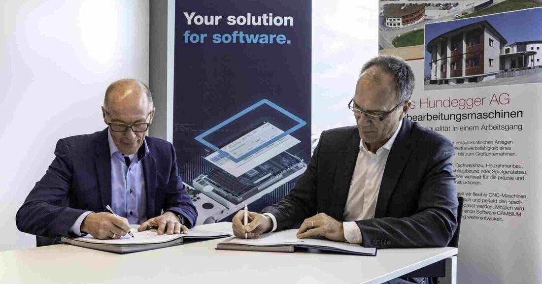 Homag und die Hans Hundegger AG haben eine strategische Partnerschaft zur weltweiten Vermarktung integrierter Gesamtlösungen für die Holzhausproduktion vereinbart.