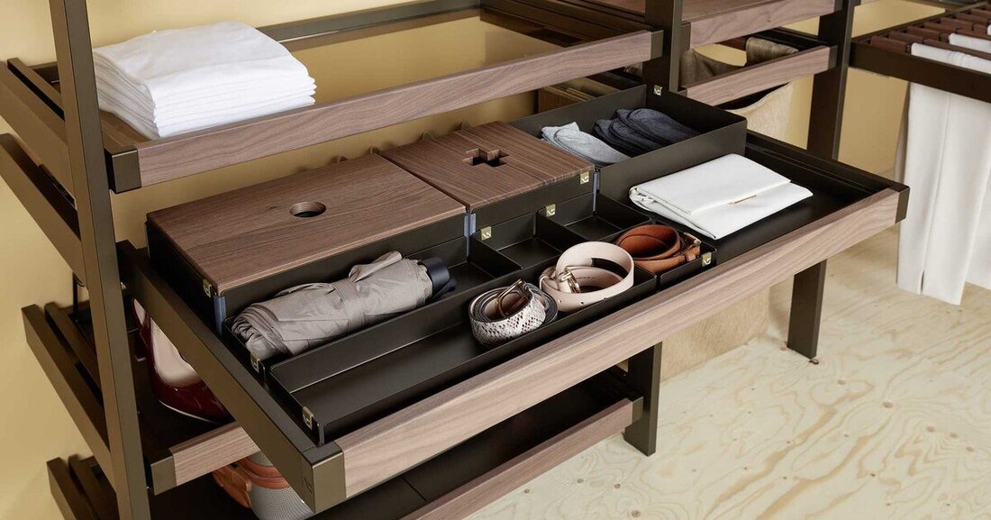 Vauth-Sagel präsentierte auf der Interzum sein neues System VS Elements, einen modularen Systembaukasten für den Wohnbereich. 