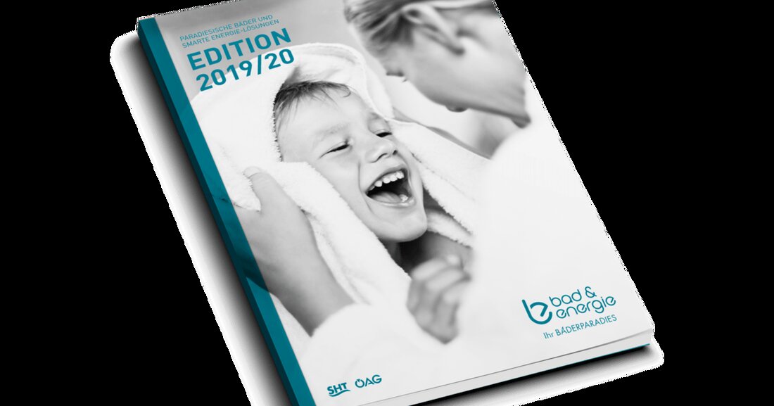Bad & Energie Katalog 2019 umfasst 240 Seiten für Bäder und Energielösungen.