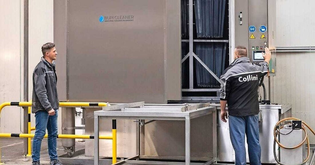 Praxis. Die international tätige Collini GmbH hat am Standort Marchtrenk/OÖ eine innovative Entlackungsanlage der Bupi Golser Maschinenbau GmbH installiert.