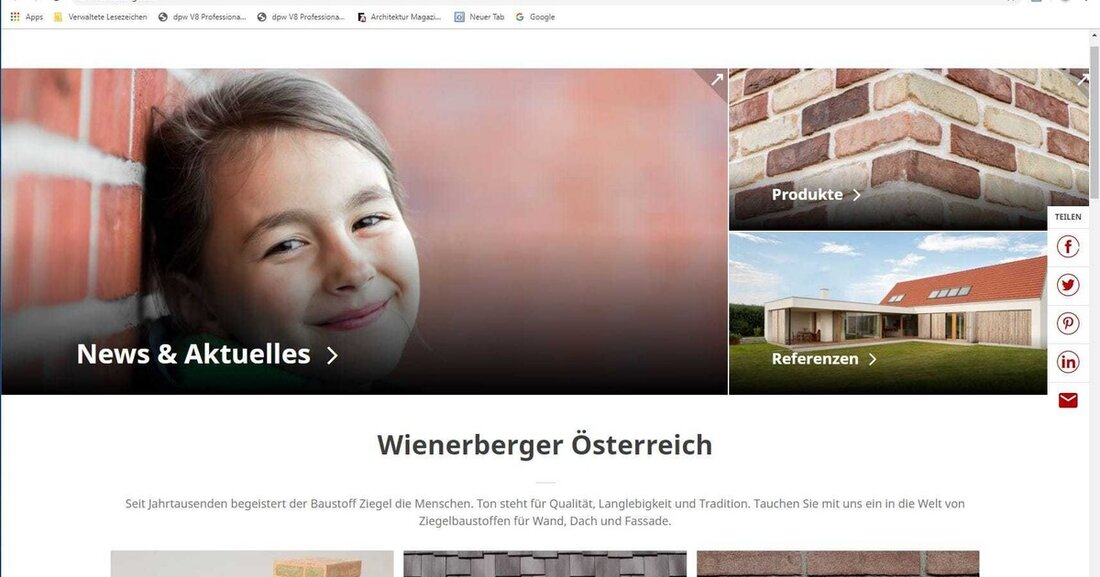 Wienerberger Österreich konzentriert sich auf seine Digitalisierungsoffensive und präsentiert seine Homepage in neuem benutzerfreundlichem Look – Service steht dabei im Fokus.