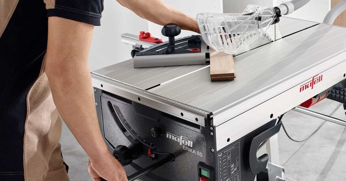 Bei der neuesten Generation der Mafell Erika stand vor allem die Optimierung der Sicherheit im Fokus