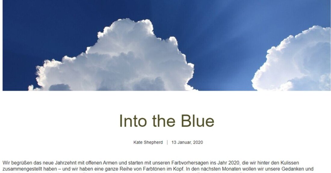 Der Bodenbelagshersteller Interface hat einen eigenen Blog gestartet. Verschiedene Autoren schreiben hier regelmäßig unter anderem über Design, Architektur oder Nachhaltigkeit.