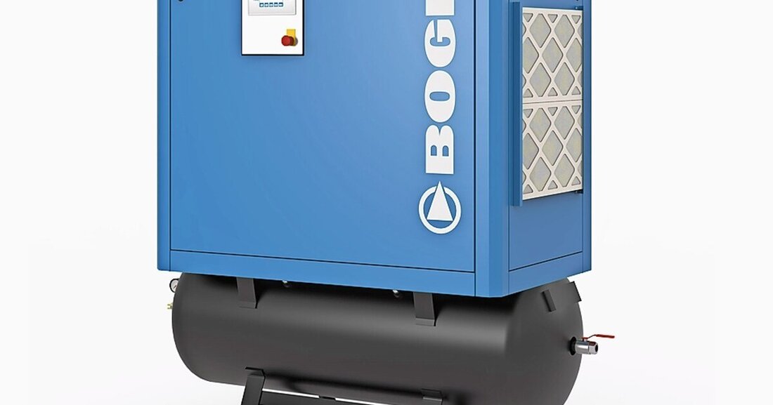 Kompakt und wandlungsfähig: Die neue Grätegeneration C-2 der Boge Schraubenkompressoren sist leichter zu bedienen und leiser.