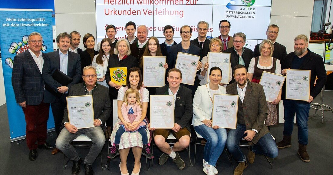 Das Österreichische Umweltzeichen feiert 30-jähriges Bestehen. Der Auftakt zum Jubiläumsjahr fand im Rahmen der Messe Bauen+Wohnen in Salzburg statt.