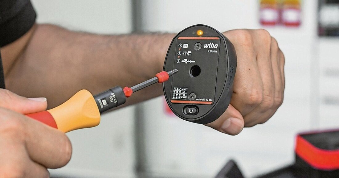 Mobiles Drehmoment-Testgerät von Wiha erhält den „German Design Award 2020“.
