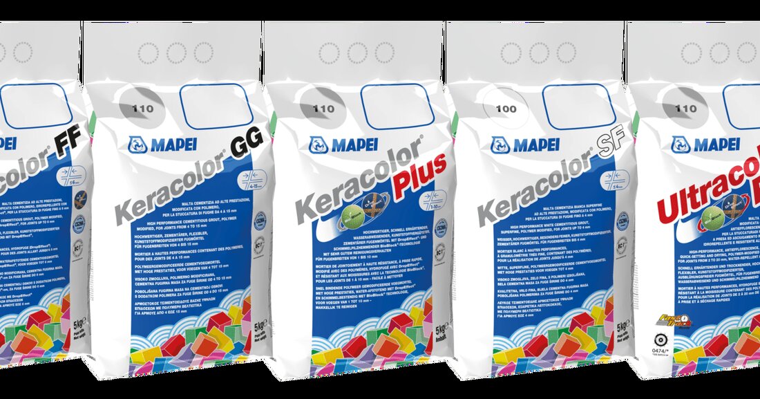 Fugenmörtel in neuem Kleid sowie ein neuer Klebe- und Reparaturmörtel - bei Mapei ist auch in herausfordernden Zeiten was los.