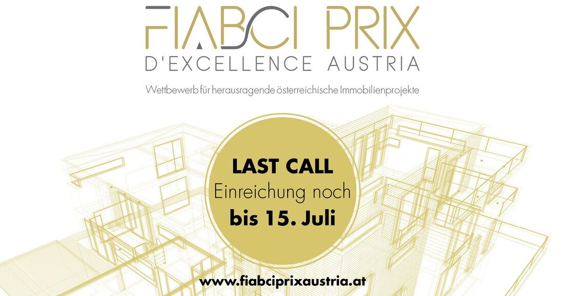 Auch heuer zeichnet der FIABCI Prix d’Excellence außergewöhnliche österreichische Immobilienprojekte aus. Die Einreichfrist läuft noch bis inklusive 15. Juli 2020.