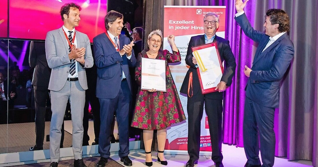 Die Voest-Alpine Stahlstiftung gewinnt den Staatspreis Unternehmensqualität 2021 für konsequente Verbesserungsprozesse.