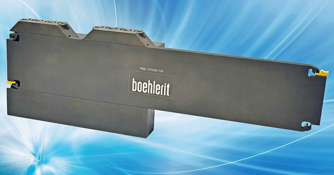 Fertigung. Neues Boehlerit Stechprogramm für die Schwerzerspanung.