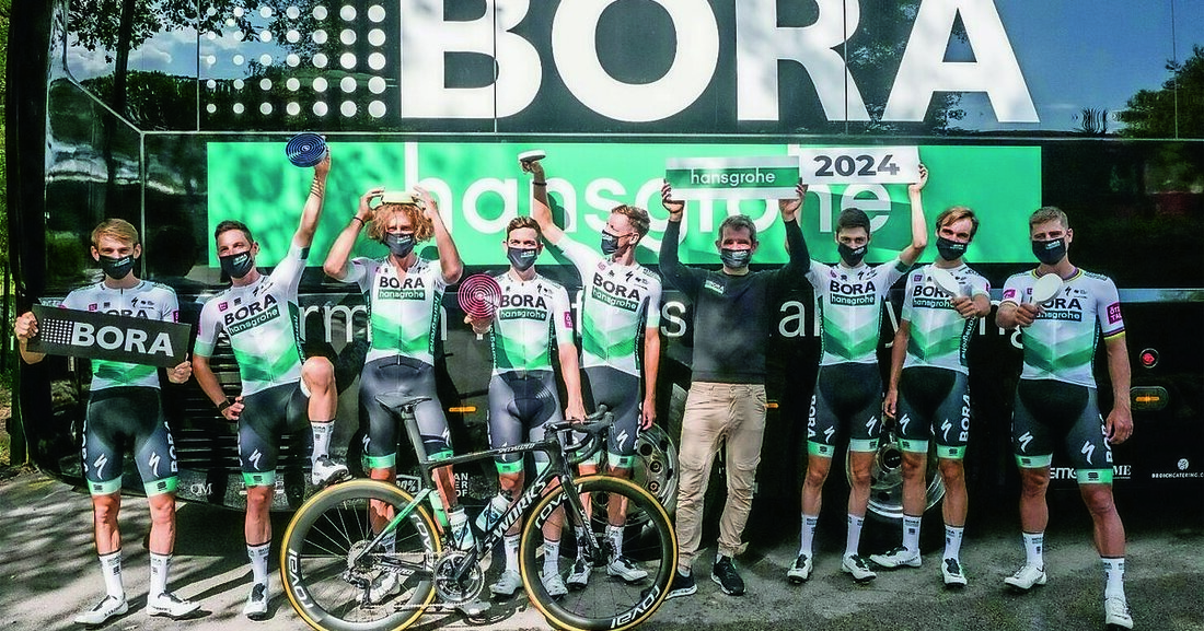 Im Rahmen der Tour de France bestätigten am 29. August die Titelsponsoren Bora und Hansgrohe ihr Engagement für das erfolgreiche Radsport-Team "Bora – Hansgrohe" bis zum Ende der Saison 2024. Damit werden die drei erfolgreichen österreichischen Radprofis Patrick Konrad, Felix Großschartner und Gregor Mühlberger auch künftig mit den beiden Titelsponsoren am Trikot fahren. 