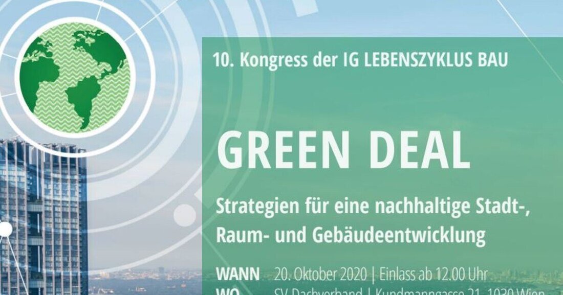 Auch der kommende Kongress IG-Lebenszyklus steht ganz im Zeichen des Klimawandels und beleuchtet neue Möglichkeiten im Umgang mit den Folgen der Corona-Pandemie.