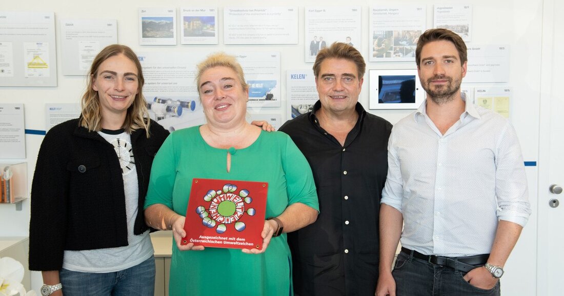 Das Umweltministerium hat KE KELIT kürzlich mit dem Umweltzeichen eine der bedeutendsten Auszeichnungen für nachhaltige österreichische Qualitätsprodukte, verliehen. 