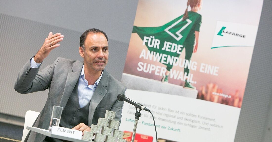 Zementhersteller Lafarge plant mit Ehrgeiz die Klimaneutralität bis 2040. Ein zentraler Baustein soll das Pilotprojekt Carbon2ProductAustria (C2PAT) werden.