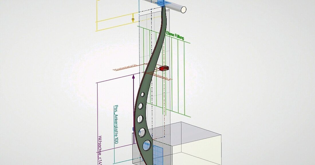 Neue Funktion im Konstruktionsprogramm „Tenado Metall 3D“.
