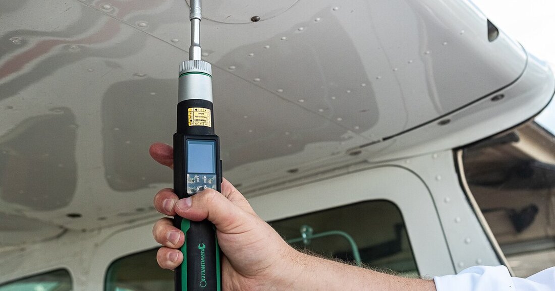 Elektromechanischer Drehmoment-Schraubenzieher "Torsiotronic" für präzise Verschraubungen mit elektronischer Dokumentation.