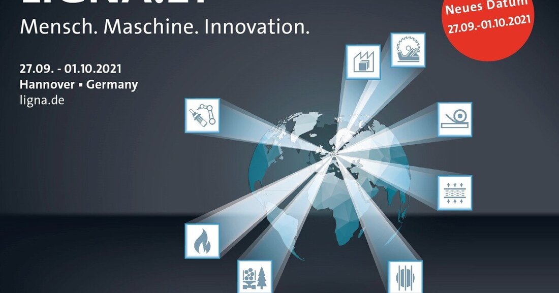 Die Ligna findet 2021 von 27. September bis 1. Oktober statt.