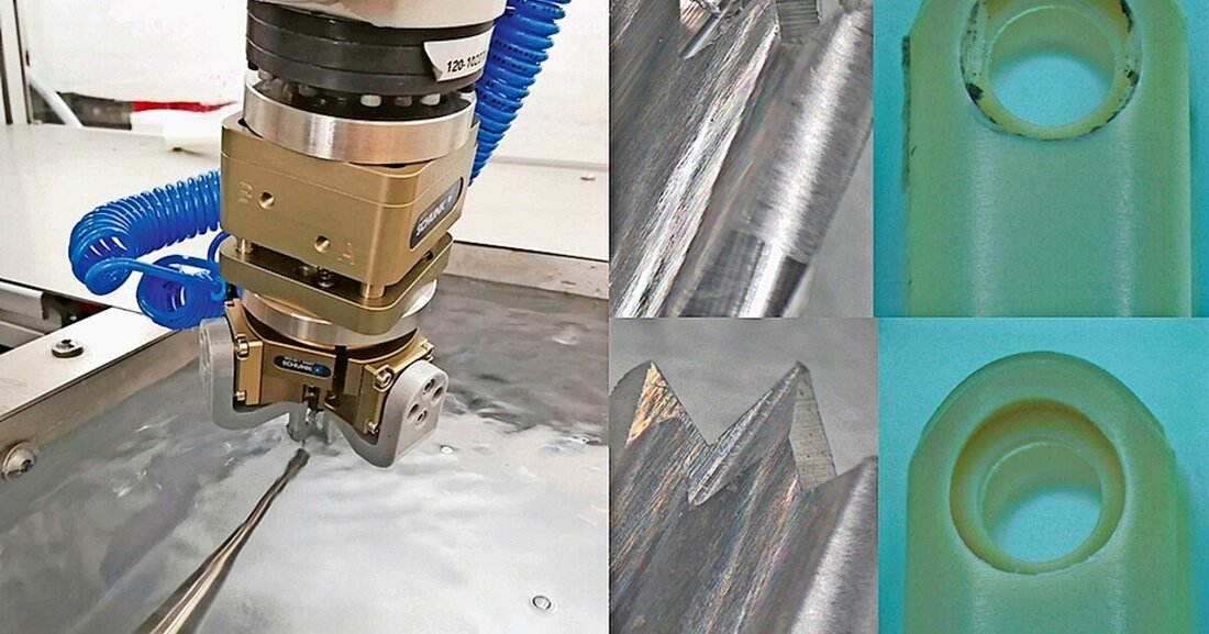 Eine Ultraschall-Bearbeitungsanlage macht den Entgratungsprozess erstmals berührungslos und reproduzierbar möglich.