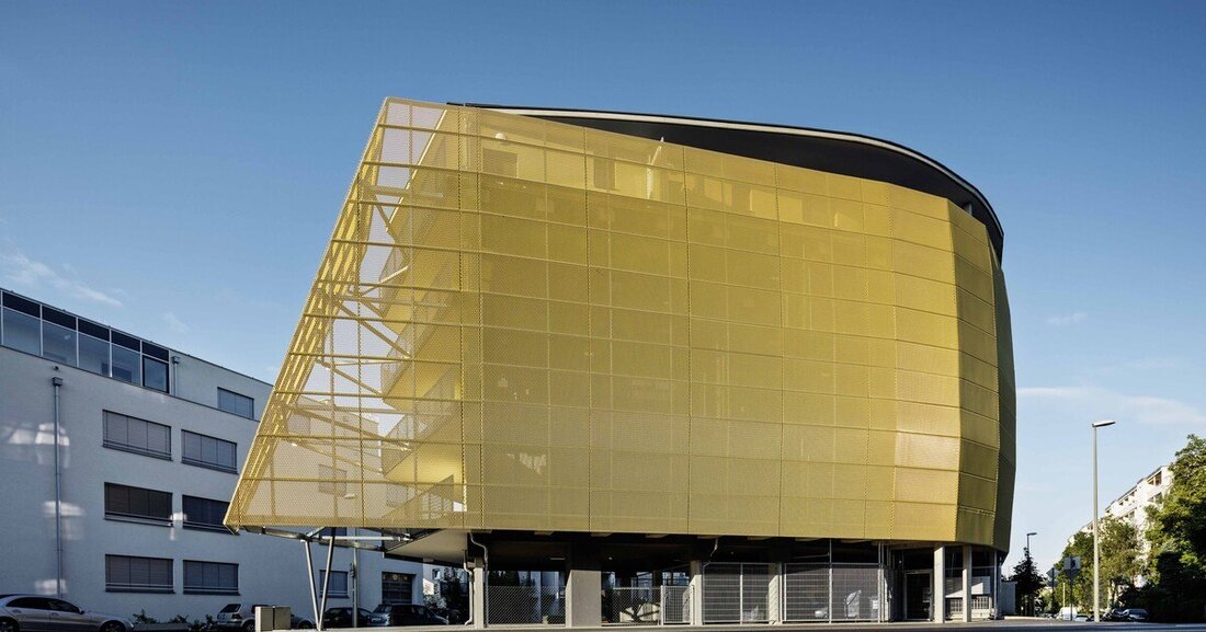 Das Grazer Wohnprojekt „Golden Skin“ setzt markante architektonische Akzente.